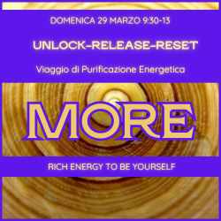 WORKSHOP MORE: Viaggio di Purificazione Energetica