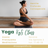 YOGA  KYS Class  LUN. 17.45-19   Savona   Via Spinola   2                                                                                                                  
